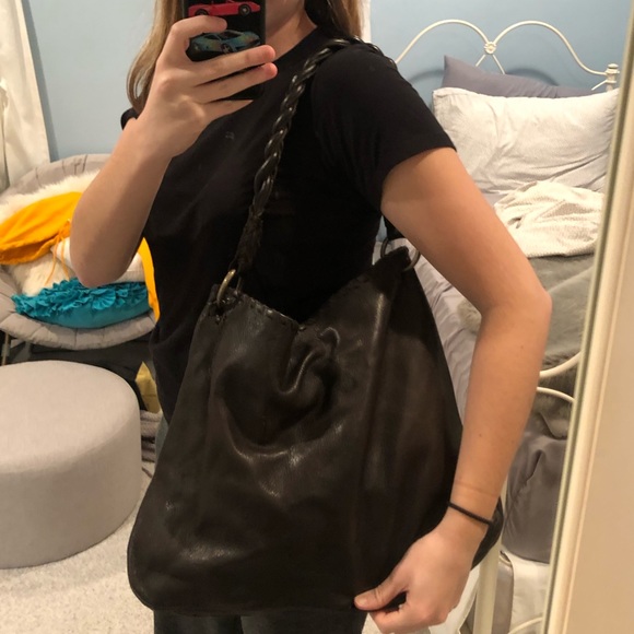 VINTAGE CARLA MANCINI BROWN LEATHER BAG - Picture 6 of 6